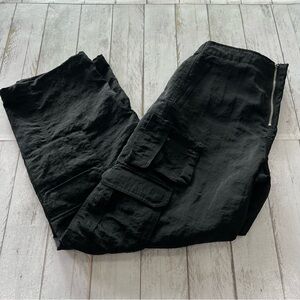 Kith Allyn Mid-rise Cargo Pants in Nylon Black women’s Sz 25